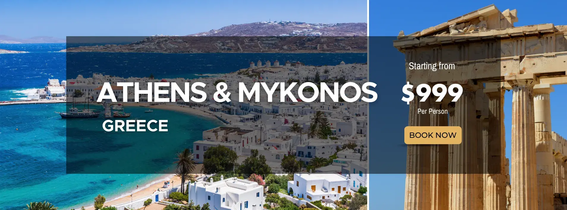 Athens and Mykonos W/Flts