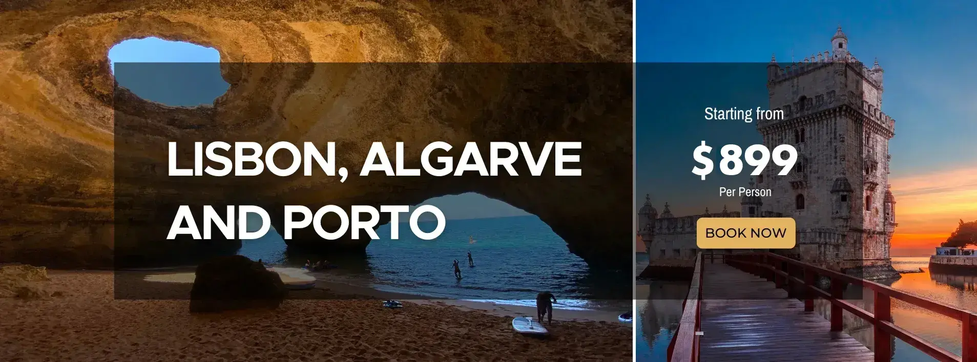Lisbon, Algarve and Porto W/Tour & Air