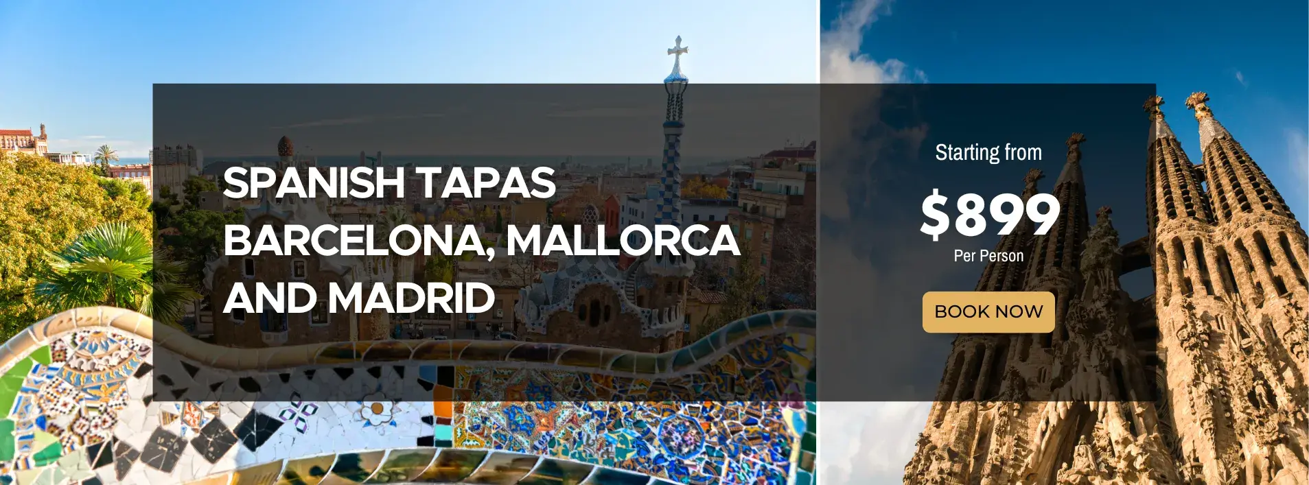 Spanish Tapas Barcelona, Mallorca and Madrid W/Air